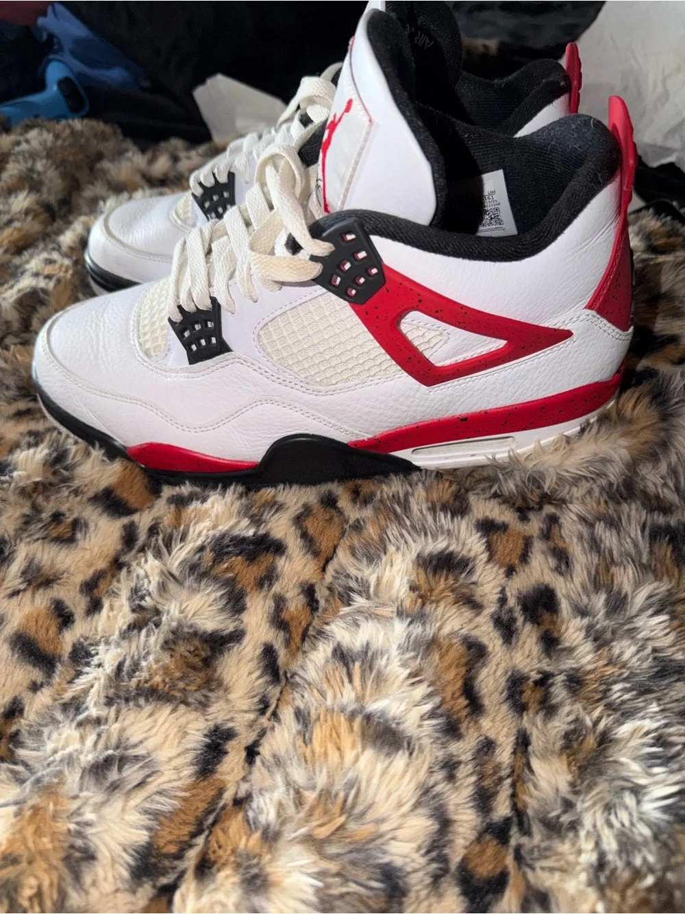 Jordan White/Red/Black Retro Men’s Sneakers